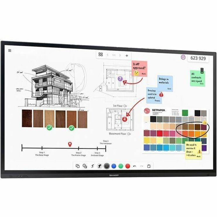 Sharp 65" Class Aquos Board — PN-LA652
