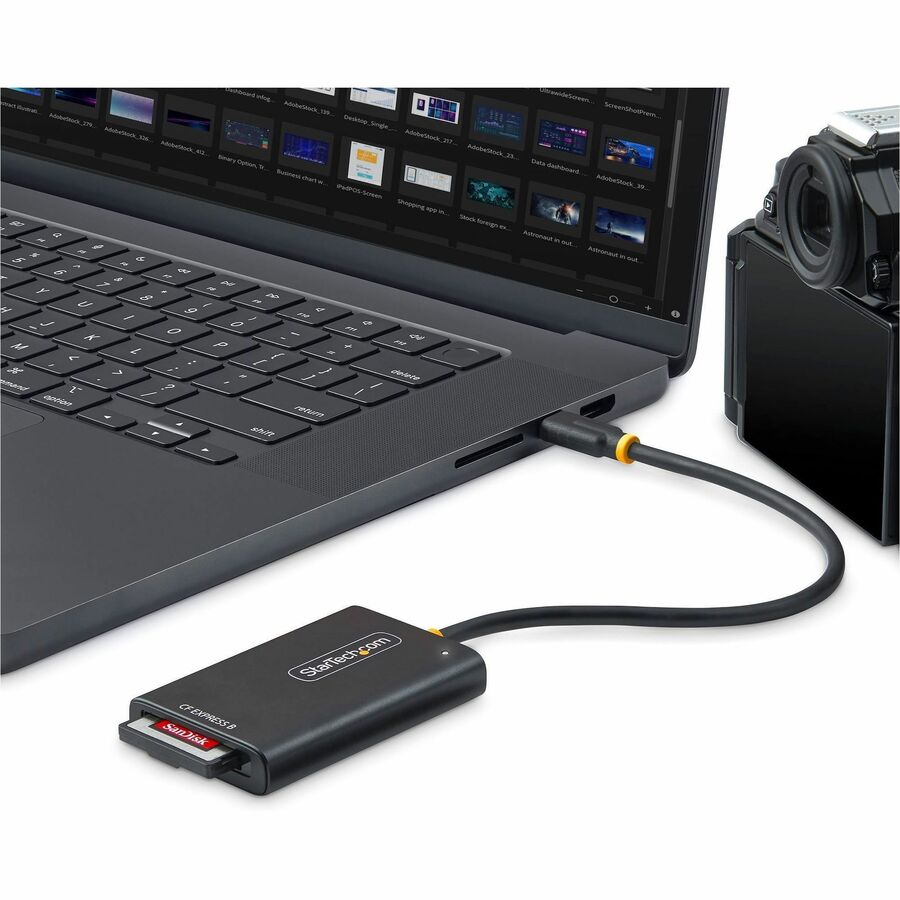 StarTech.com USB-C CFexpress Type B Card Reader, Portable USB 3.2 (10Gbps) Memory Card Reader, USB Type-C to CF Express 2.0 Adapter — 1B-USB-C-CFE-ADAPTER