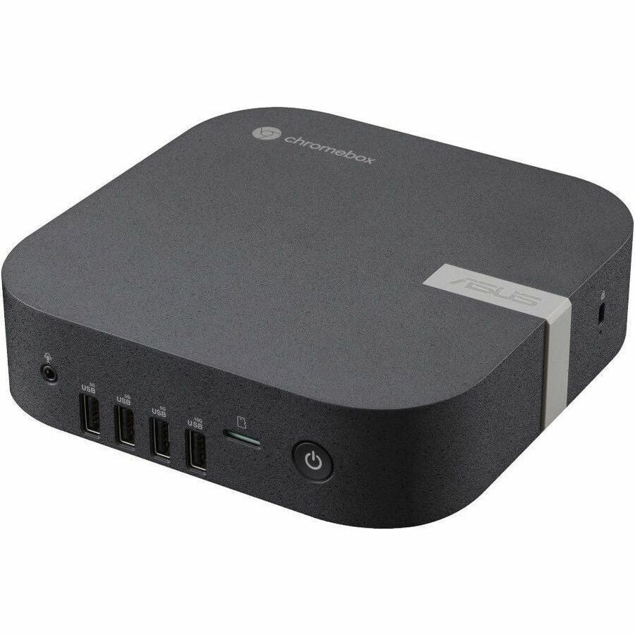 Asus Chromebox 5a CHROMEBOX5A-SC041UNENT Chromebox - Intel Celeron 7305 - 4 GB - 128 GB SSD - Mini PC - Eco Black — CHROMEBOX5a-SC041UNENT