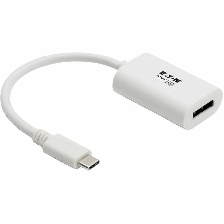 Eaton Tripp Lite Series USB-C to Displayport 4K 60Hz Adapter, White — U444-06N-DP4K6W