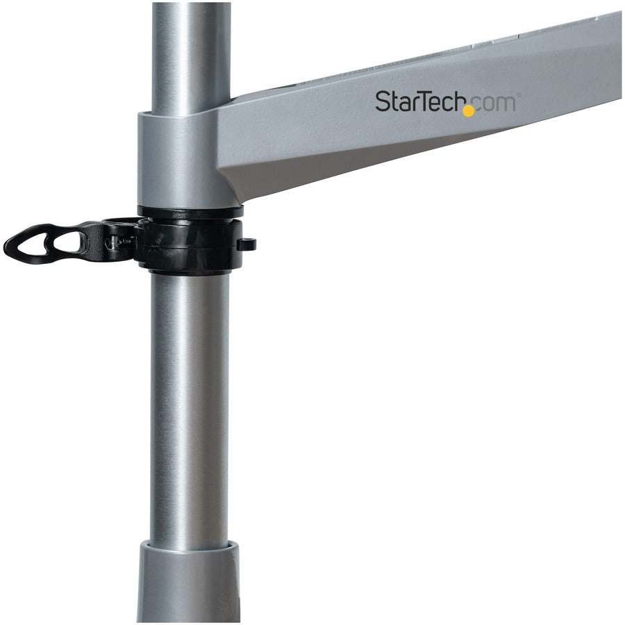 StarTech.com Desk Mount Monitor Arm, VESA/Apple iMac/Thunderbolt/Ultrawide Display up to 49" (30.9lb/14kg), Height Adjustable/Articulating — ARMPIVOTB2