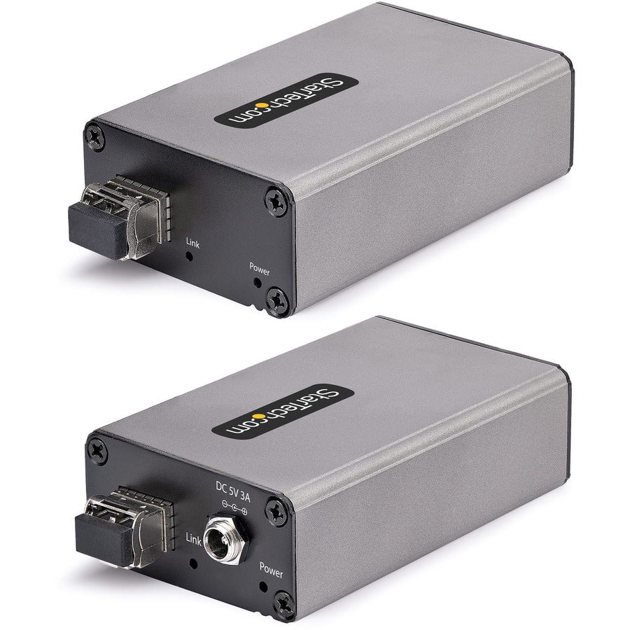 StarTech.com 2-Port USB 3.0 Extender over OM3 Multimode Fiber, LC/LC, 2x 5Gbps USB-A Hub, 350m (1150ft), Durable USB Fiber Optic Extender — F35023-USB-EXTENDER