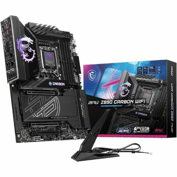 MSI MPG Z890 CARBON ATX GAMING MOTHERBOARD LGA 1851 for Intel Core Ultra CPU — Z890CARBONWIFI
