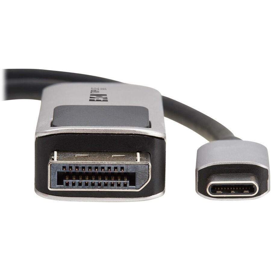 Eaton Tripp Lite Series USB-C to DisplayPort Active Adapter Cable (M/M) - 8K 60 Hz, 4K 144 Hz, HDR, 4:4:4, HDCP 2.3, Black, 3 ft. (0.9 m) — U444-003-DP8K6