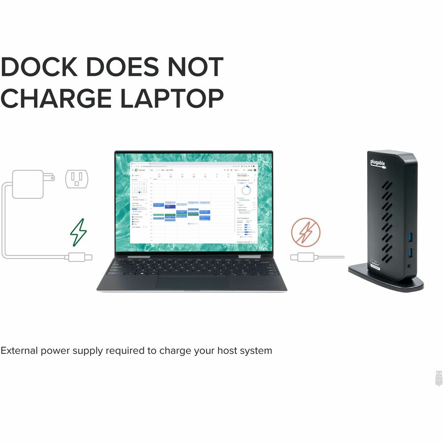 Plugable USB 3.0 and USB-C Universal Laptop Docking Station for Windows and Mac — UD-3900Z
