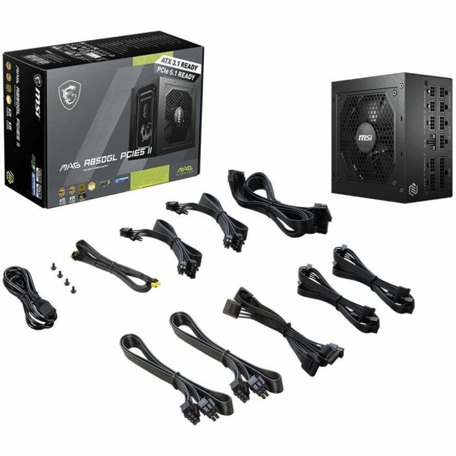 MSI MAG 850W Power Supply — MAGA850GLPCIE5II