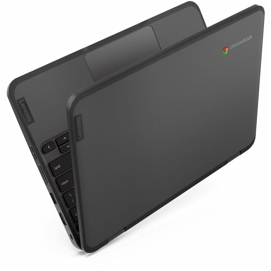 Lenovo 500e Chromebook Gen 4s 83N80001US 11.6" Touchscreen Convertible 2 in 1 Chromebook - HD - Intel N-Series N250 - 8 GB - 64 GB Flash Memory - English Keyboard - Gray — 83N80001US