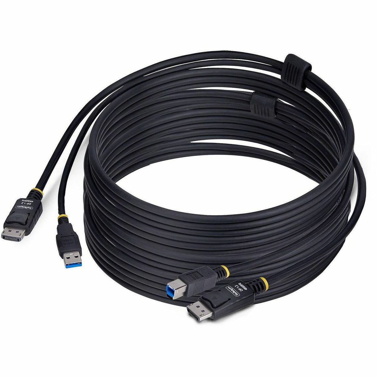 StarTech.com 10ft (3m) DisplayPort and USB 5Gbps KVM Cable, 4K 60Hz, Universally Compatible DP 1.2/USB 3.0 Combo Cable for KVM Switches — DU12210-KVM-CABLE