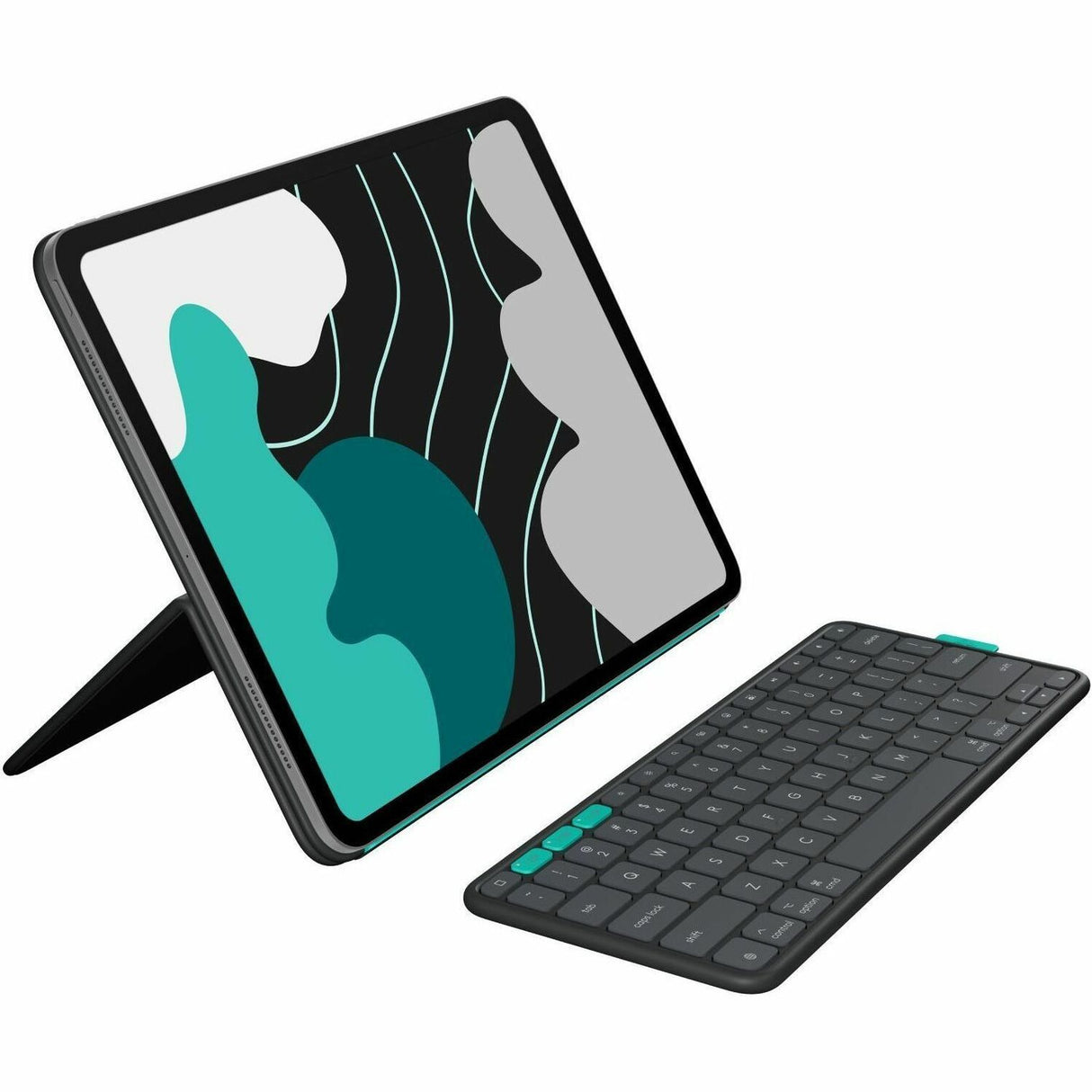Logitech Flip Folio, Keyboard Case for iPad Pro 13-inch (M4) & iPad Air 13-inch (M2 & M3) (2024, 2025) - Graphite — 920-013367