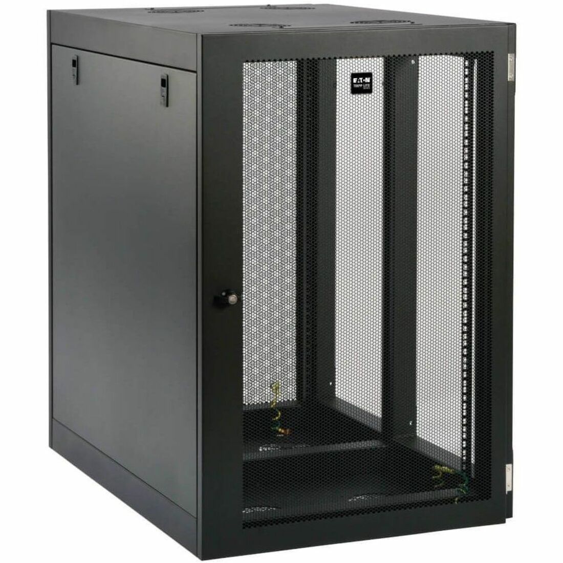 Eaton Tripp Lite Series SmartRack 18U Heavy-Duty Low-Profile Server-Depth Side-Mount Wall-Mount Rack Enclosure Cabinet — SRW18UHD