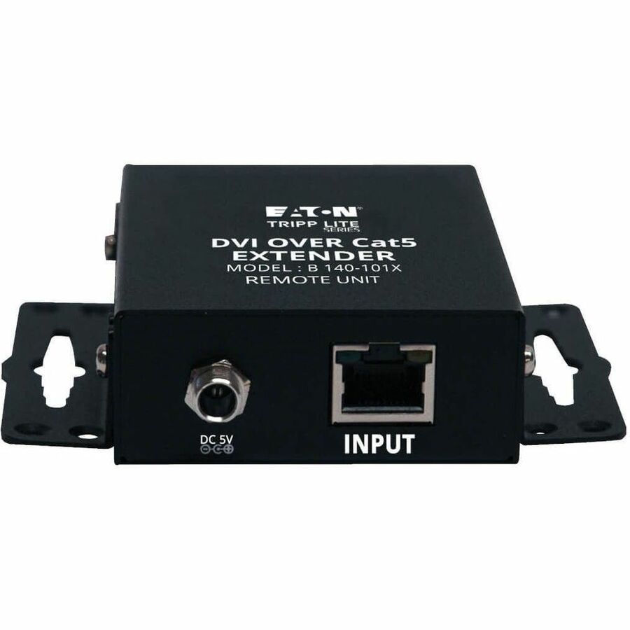 Eaton Tripp Lite Series DVI over Cat5/6 Active Extender Kit, Box-Style Transmitter/Receiver for Video, Up to 200 ft. (60 m), TAA — B140-101X
