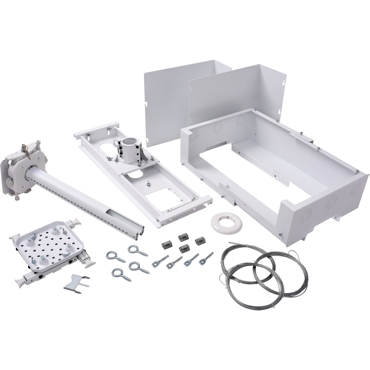 Chief Suspended Ceiling Projector System with Storage - White — SYS474UW
