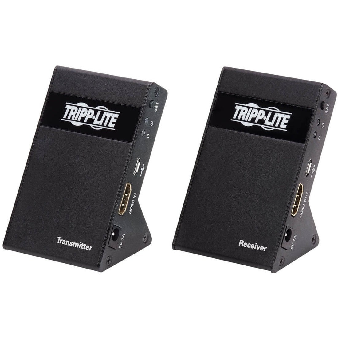 Eaton Tripp Lite Series Wireless HDMI Extender Kit, Transmitter/Receiver, Zero Latency, 4K, 7.1 Audio, HDCP 2.2, Up to 98 ft. (30 m) — B127-1A1-WHD1