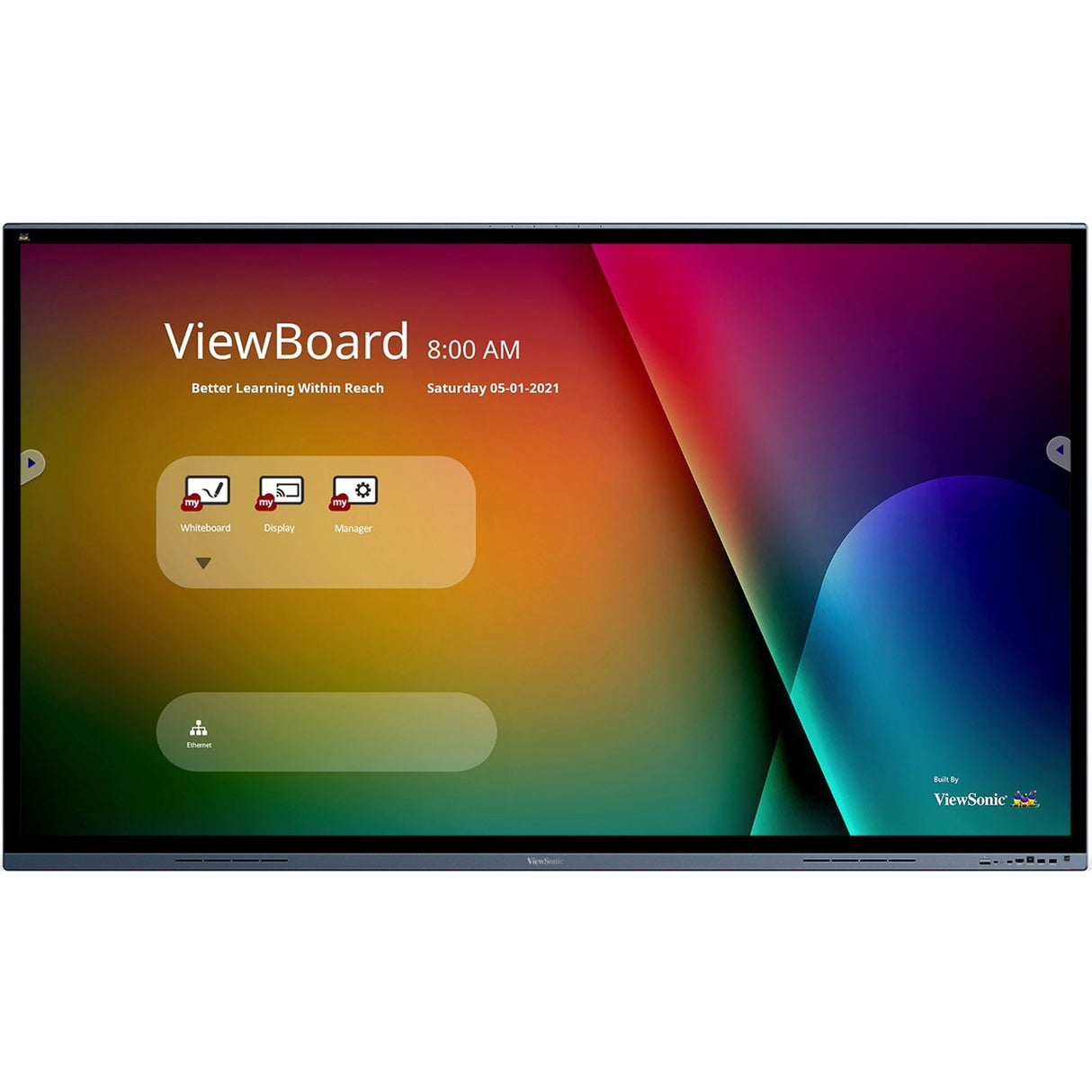 ViewSonic ViewBoard IFP8662 - 4K UHD Interactive Display with Integrated Software, 65W USB C, RJ45 - 350 cd/m2 - 86" — IFP8662