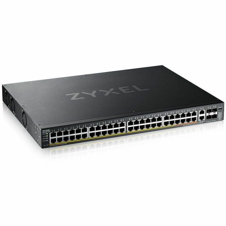 ZYXEL XGS2220-54FP 48-Port Gigabit L3 Managed and Nebula Pro Cloud Managed Switch | 40 PoE+ / 10 PoE++ Ports at 960W with 4 SFP+ 10G Uplinks and 2 10G Ethernet Ports — XGS2220-54FP