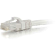 C2G 7ft Cat6 Ethernet Cable - Snagless Unshielded (UTP) - White — 27162