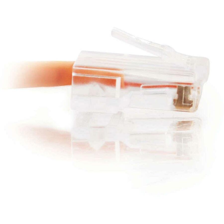 C2G-3ft Cat5e Non-Booted Crossover Unshielded (UTP) Network Patch Cable - Orange — 24494