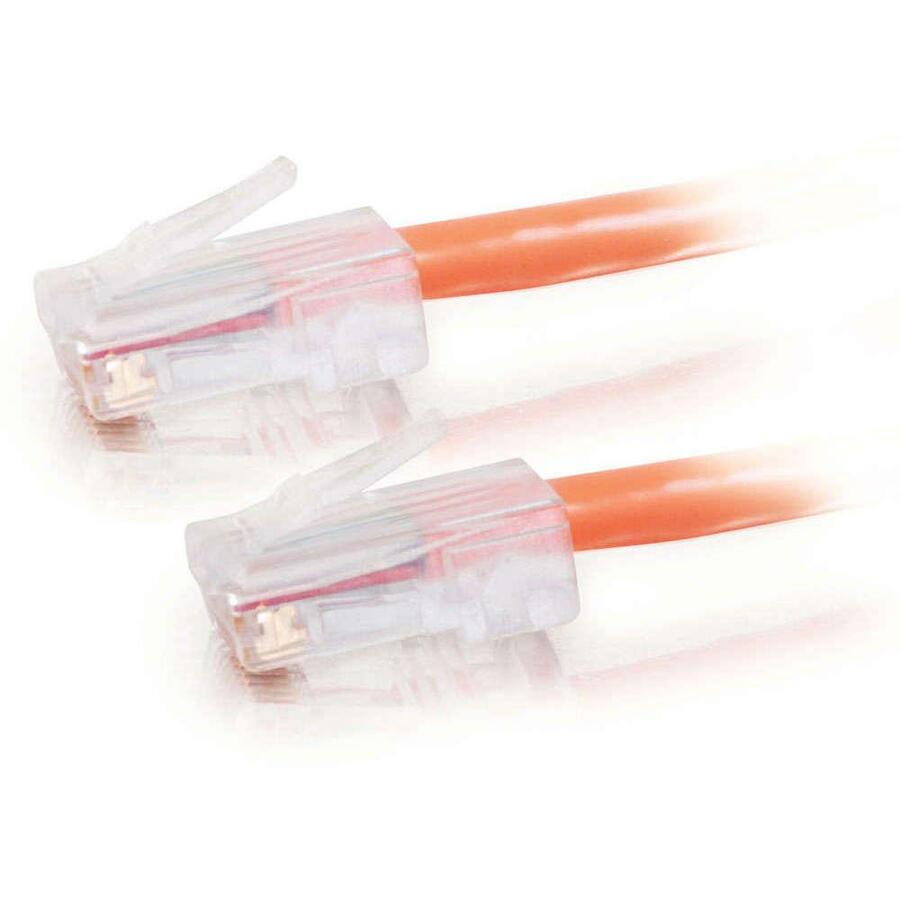 C2G-3ft Cat5e Non-Booted Crossover Unshielded (UTP) Network Patch Cable - Orange — 24494