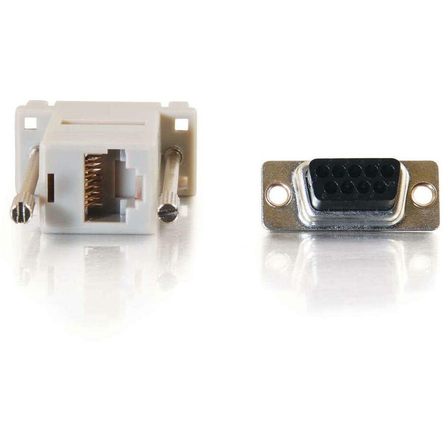 C2G RJ45 to DB9 Female Modular Adapter - Gray — 02941