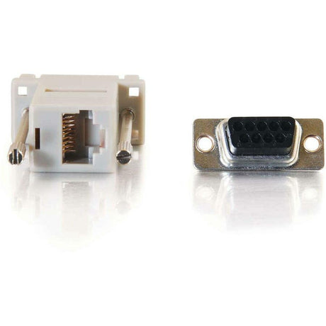 C2G RJ45 to DB9 Female Modular Adapter - Gray — 02941