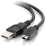 C2G 2m USB Cable - USB 2.0 A to USB Mini B - M/M — 27005