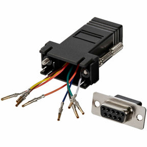 StarTech.com DB9 to RJ45 Modular Serial Adapter - Black — GC98FF