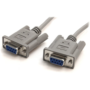 StarTech.com Serial Null modem cable - DB-9 (F) - DB-9 (F) - 3 m — SCNM9FF
