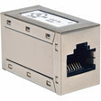 Tripp Lite by Eaton Cat5e Cat5 Straight Through Modular Shielded In-Line Coupler RJ45 F/F — N032-001
