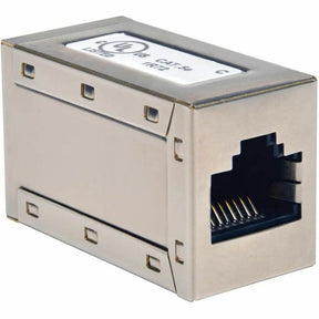 Tripp Lite by Eaton Cat5e Cat5 Straight Through Modular Shielded In-Line Coupler RJ45 F/F — N032-001