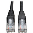 Eaton Tripp Lite Series Cat5e 350 MHz Snagless Molded (UTP) Ethernet Cable (RJ45 M/M), PoE - Black, 3 ft. (0.91 m) — N001-003-BK