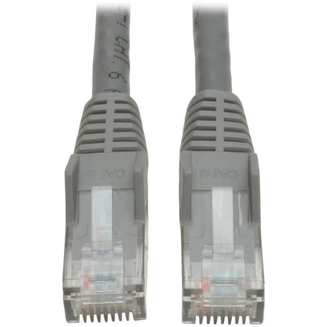 Eaton Tripp Lite Series Cat6 Gigabit Snagless Molded (UTP) Ethernet Cable (RJ45 M/M), PoE, Gray, 5 ft. (1.52 m) — N201-005-GY