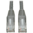 Eaton Tripp Lite Series Cat6 Gigabit Snagless Molded (UTP) Ethernet Cable (RJ45 M/M), PoE, Gray, 14 ft. (4.27 m) — N201-014-GY
