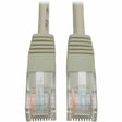 Eaton Tripp Lite Series Cat5e 350 MHz Molded (UTP) Ethernet Cable (RJ45 M/M), PoE - Gray, 25 ft. (7.62 m) — N002-025-GY