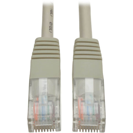Eaton Tripp Lite Series Cat5e 350 MHz Molded (UTP) Ethernet Cable (RJ45 M/M), PoE - Gray, 3 ft. (0.91 m) — N002-003-GY