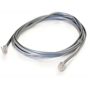C2G 25ft RJ11 6P4C Straight Modular Cable — 02973