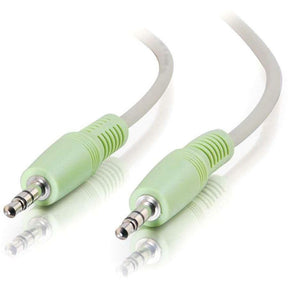 C2G 6ft 3.5mm M/M Stereo Audio Cable (PC-99 Color-Coded) — 27411