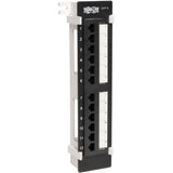 Eaton Tripp Lite Series 12-Port Cat6/Cat5 Wall-Mount Vertical 110 Patch Panel, TAA — N250-012