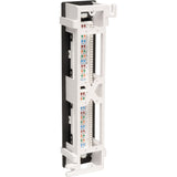 Eaton Tripp Lite Series 12-Port Cat6/Cat5 Wall-Mount Vertical 110 Patch Panel, TAA — N250-012