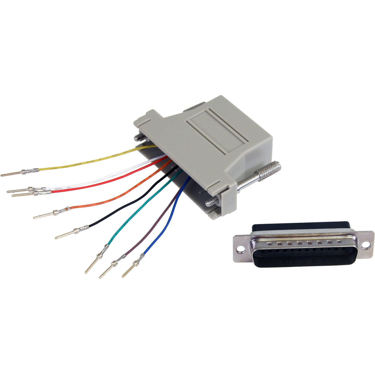 StarTech.com DB25 to RJ45 Modular Adapter - Serial adapter - DB-25 (M) - RJ-45 (F) — GC258MF