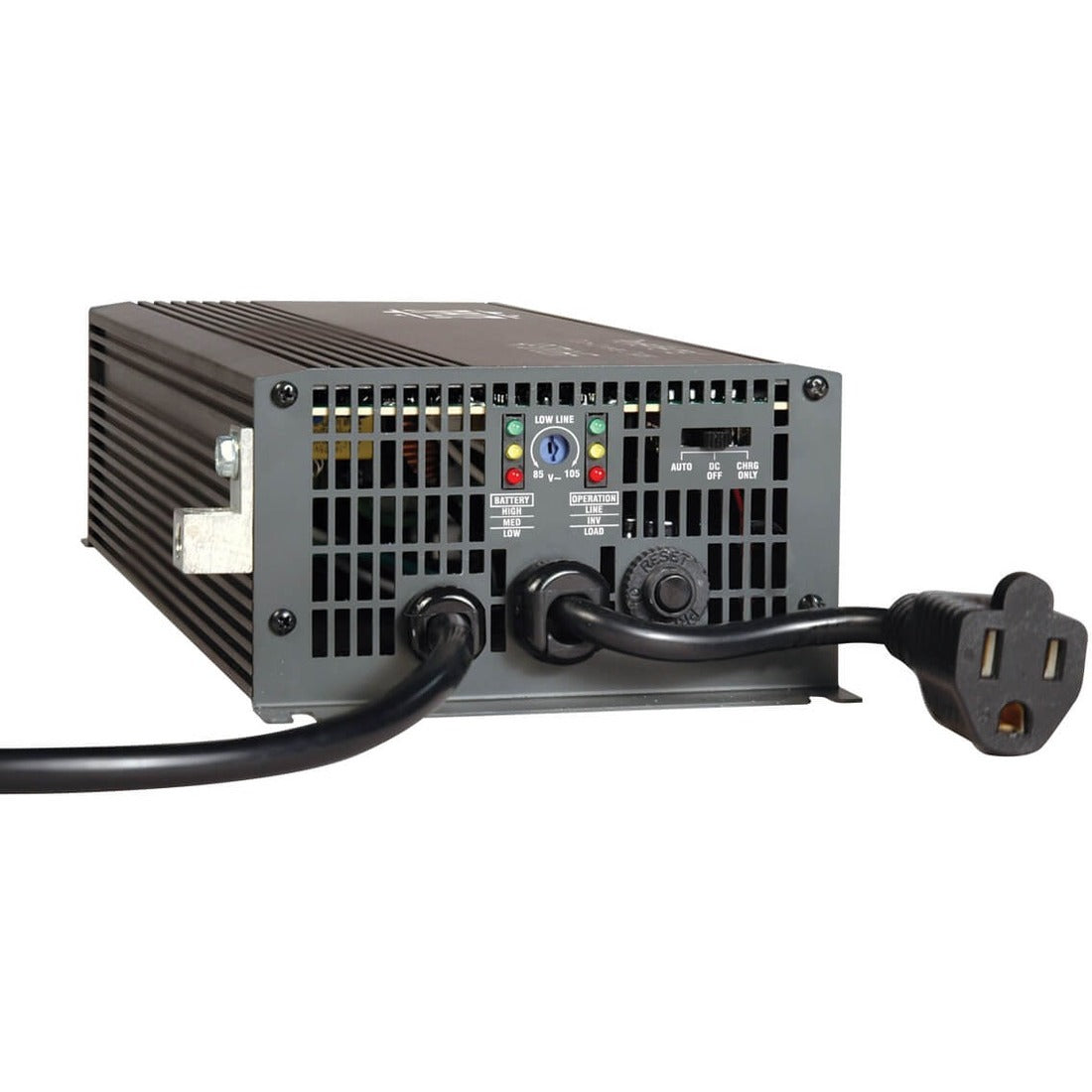 Tripp Lite by Eaton 700W PowerVerter APS 12VDC 120V Inverter/Charger with Auto-Transfer Switching, 1 Outlet — APS700HF