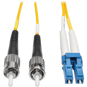 Eaton Tripp Lite Series Duplex Singlemode 9/125 Fiber Patch Cable (LC/ST), 1M (3 ft.) — N368-01M