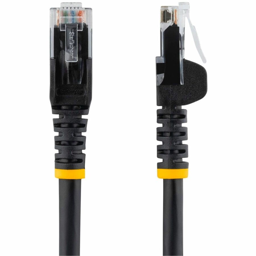 StarTech.com 7ft CAT6 Ethernet Cable - Black Snagless Gigabit - 100W PoE UTP 650MHz Category 6 Patch Cord UL Certified Wiring/TIA — N6PATCH7BK