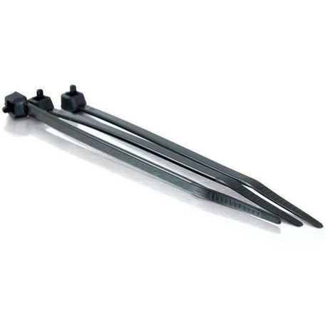C2G 4in Cable Tie Multipack (100 pack) - Black — 43036