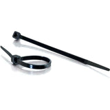 C2G 4in Cable Tie Multipack (100 pack) - Black — 43036