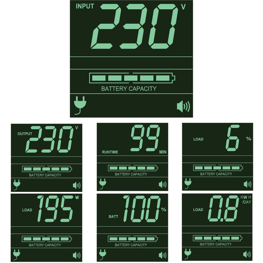 Tripp Lite by Eaton SmartPro 230V 2.2kVA 1.92kW Line-Interactive Sine Wave UPS, 2U, Extended Run, Network Card Options, LCD, USB, DB9 Battery Backup — SMX2200XLRT2U
