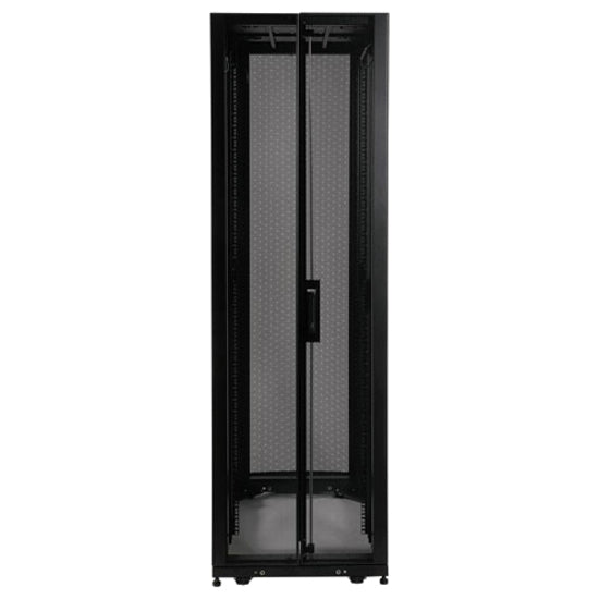 Tripp Lite by Eaton 42U SmartRack Standard-Depth Rack Enclosure Cabinet with doors, side panels & shock pallet shipping — SR42UBSP1