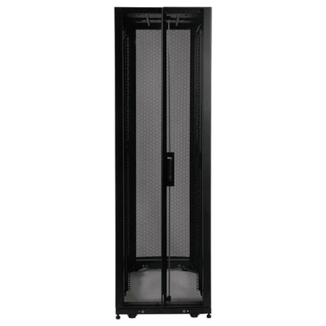 Tripp Lite by Eaton 42U SmartRack Standard-Depth Rack Enclosure Cabinet with doors, side panels & shock pallet shipping — SR42UBSP1