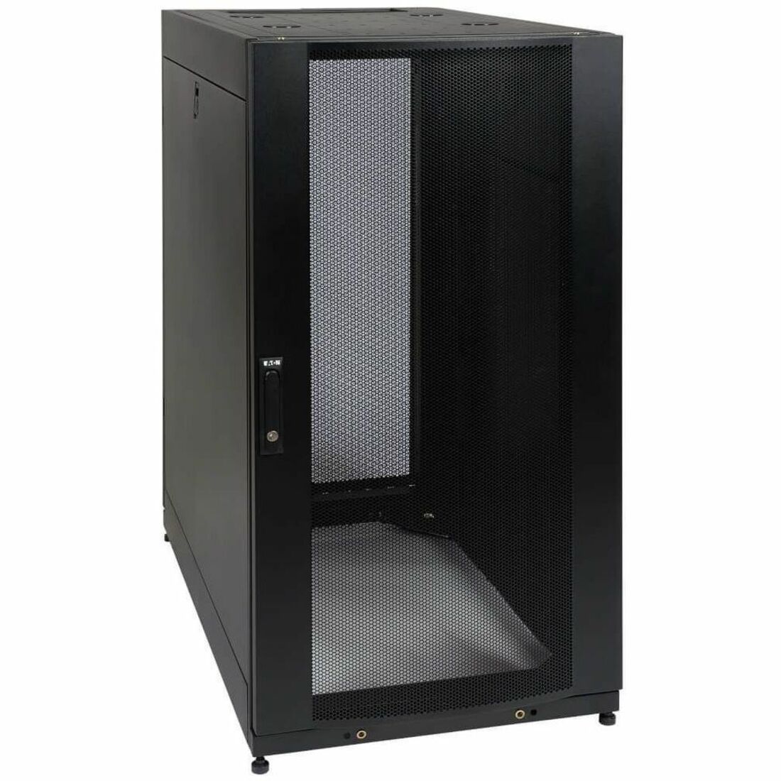 Tripp Lite by Eaton 25U SmartRack Standard-Depth Half-Height Rack Enclosure, Doors, Side Panels, Shock Pallet — SR25UBSP1