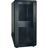 Tripp Lite by Eaton 25U SmartRack Standard-Depth Half-Height Rack Enclosure, Doors, Side Panels, Shock Pallet — SR25UBSP1