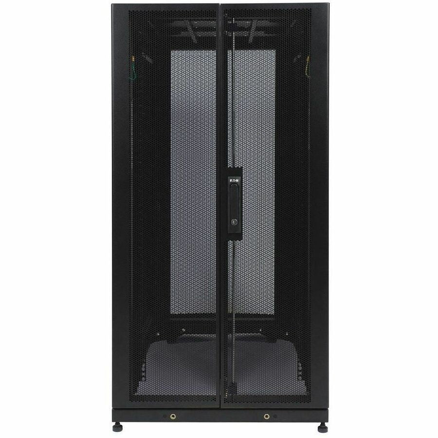 Tripp Lite by Eaton 25U SmartRack Standard-Depth Half-Height Rack Enclosure, Doors, Side Panels, Shock Pallet — SR25UBSP1